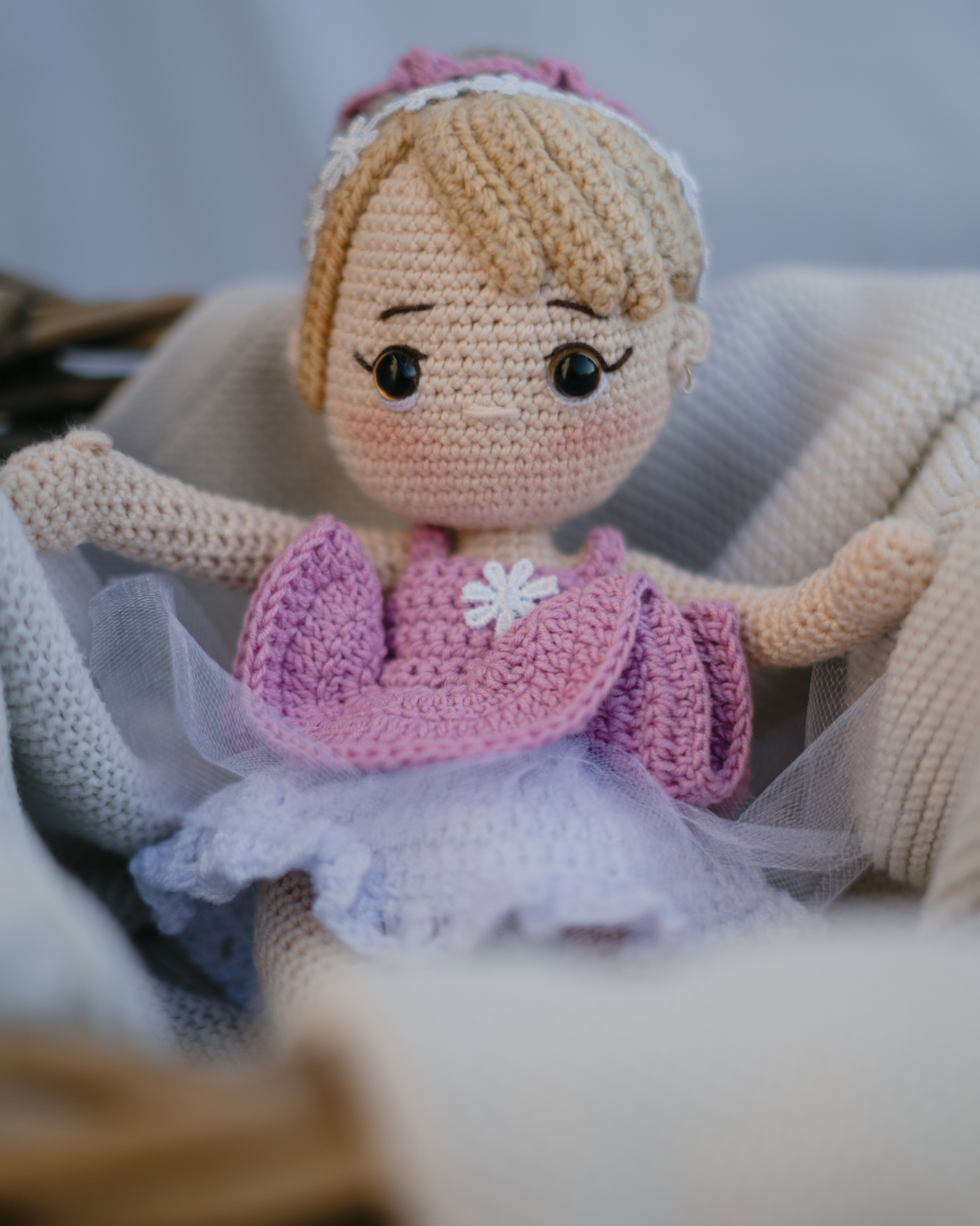 Amigurumi Pink Doll
