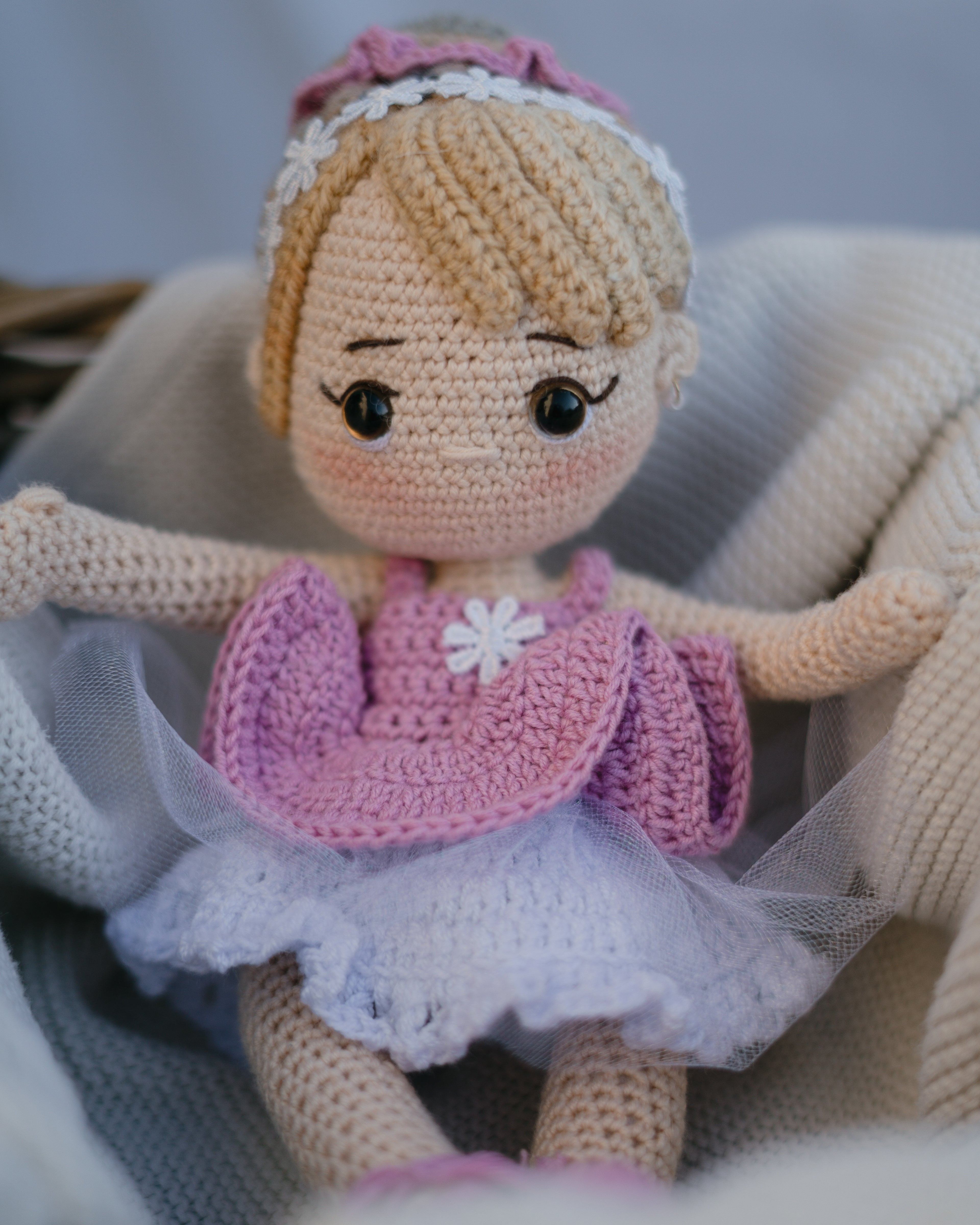 Amigurumi Pink Doll